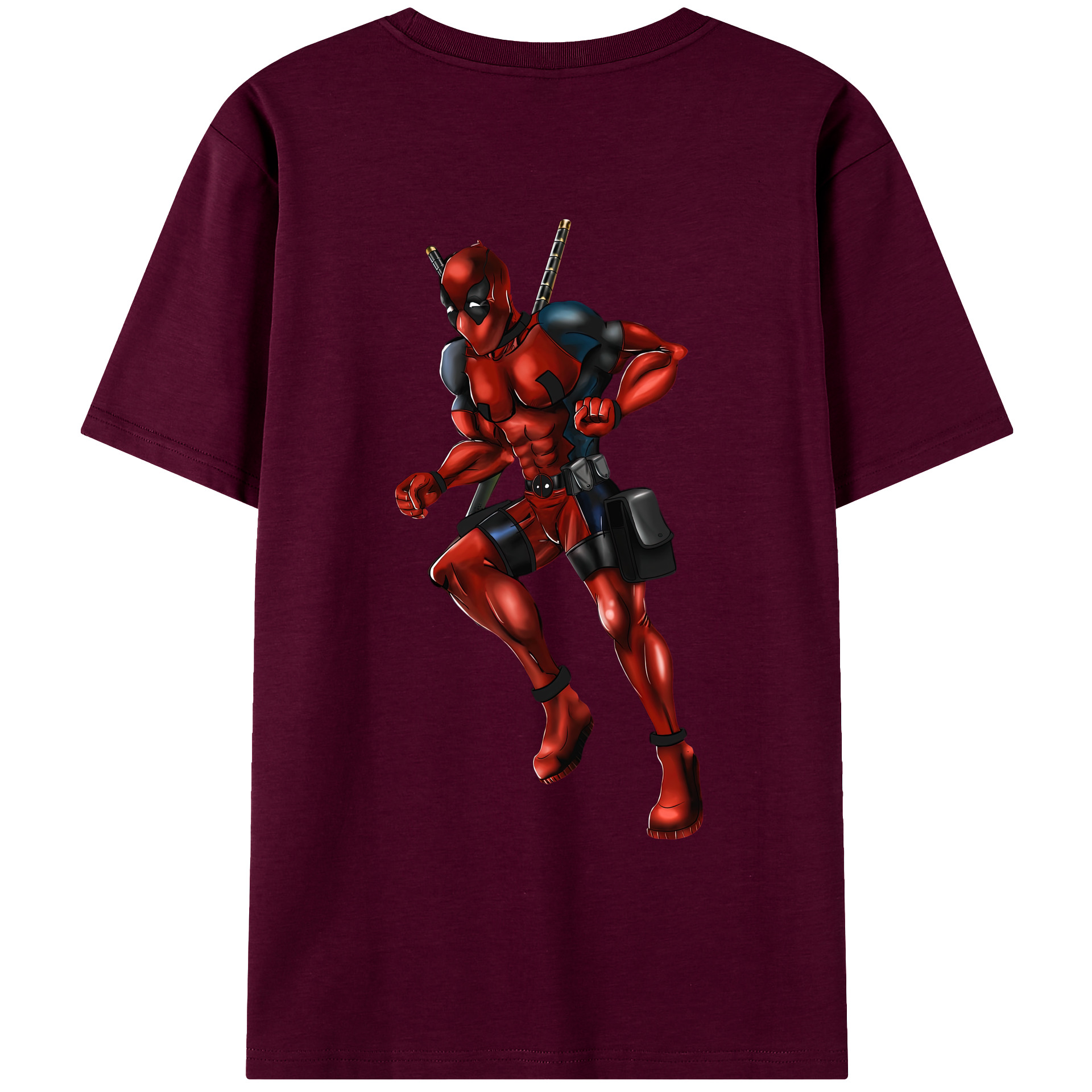 （画像用） Deadpool デッドプール レディース半袖Tシャツ(バックプリント)
